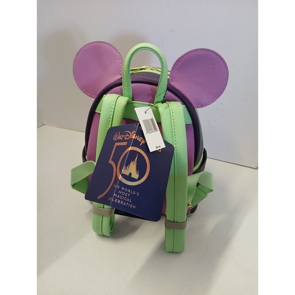 Disney Loungefly Mickey Mouse Main Attraction Mini Backpack Mad Tea Party NWT